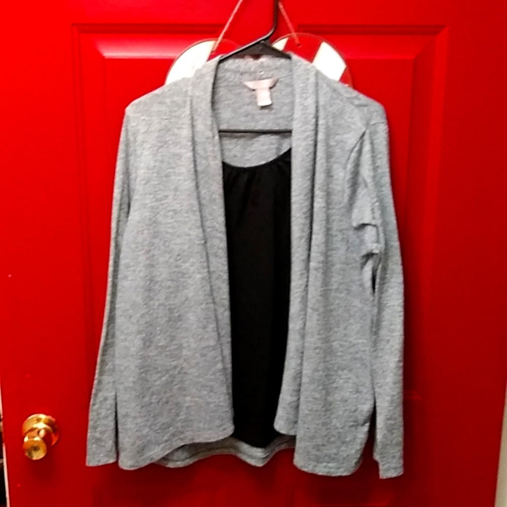 White stag all in one shirt/cardigan